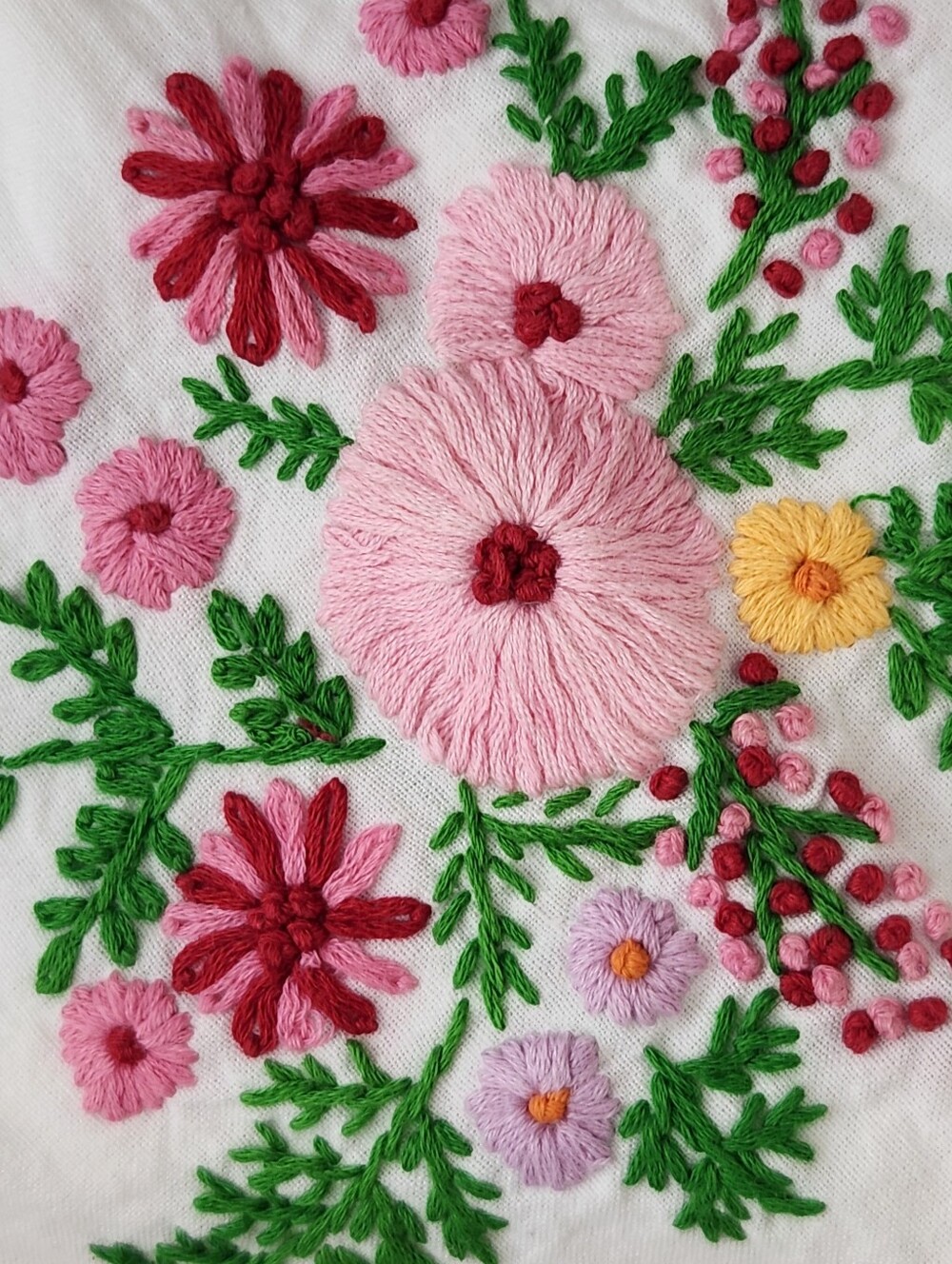Sur la Table Jardin Floral Embroidered Napkins - Set of 4 - New - Picture 5 of 6
